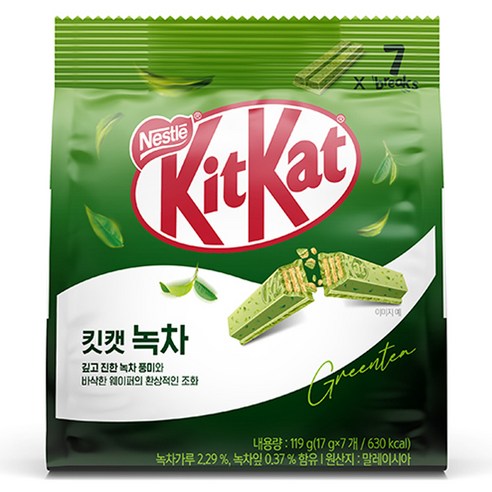 KitKat 녹차 초콜릿, 119g, 1개