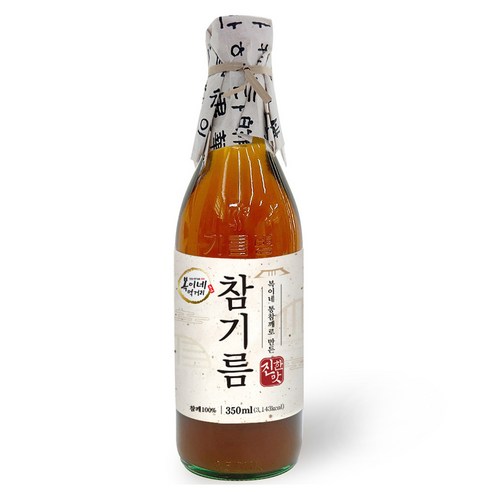 복이네먹거리 통깨로 만든 진한맛 참기름, 1개, 350ml
