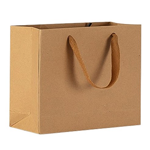 마켓감성 심플리드 무지 쇼핑백 소, 10개