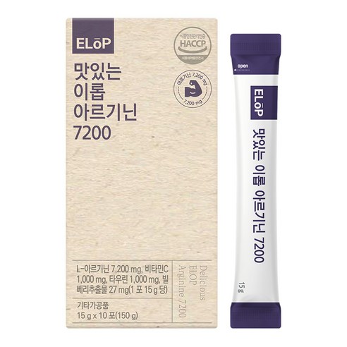 이롭 맛있는 아르기닌 7200 10p, 150g, 3개