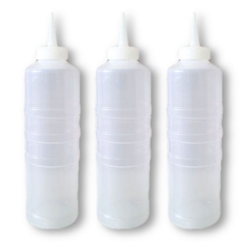 리빙패밀리 잘라쓰는 1구 소스병, 400ml, 3개
