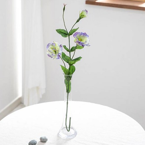 플라워트리 리시안 화병 세트 62cm, 라벤더, 1세트