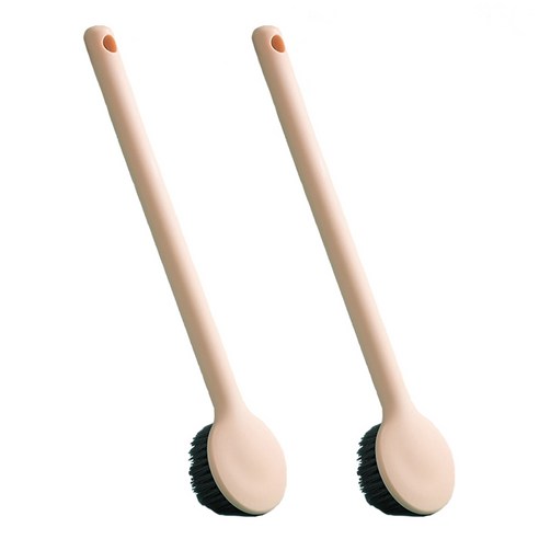 언헤브 블랙 샤워 바디 브러쉬 ONE SIZE, 코랄, 1개입, 2개