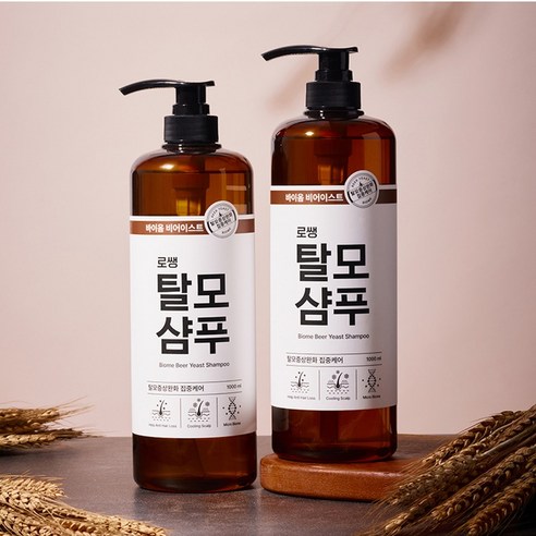 로쌩 맥주효모 마이크로바이옴 탈모 샴푸, 1개, 1000ml