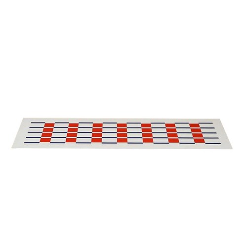 바이빔 빨아쓰는 욕실 주방 소프트 규조토 발매트 45 x 120 cm, 체크스퀘어 블루, 1개