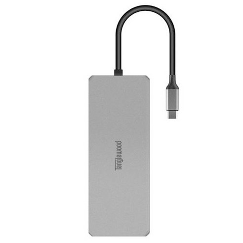 탱글우드 7포트 에센셜 USB C타입 멀티허브 TW-HB01-T7C2H1, 그레이