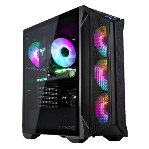 주연테크 2024 리오나인 터보 라이젠5 라이젠 7000 시리즈 지포스 RTX 4060 Ti, 블랙, 32GB, 1TB, Free DOS, CG275F46TNS