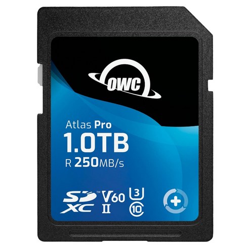 OWC SDXC UHS-II 250MB/s Atlas Pro SD V60 메모리카드 OWCSDV60P1000, 1TB, 1개