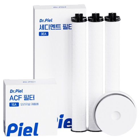 코어존 물때 없는 샤워기 호스, 실버, 2m 욕실용품 12 닥터피엘 필터 샤워기 리필필터 6개월 세트 1차필터 3p + 2차필터, 1개, 무향