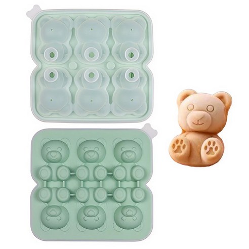 포에버빈 실리콘 얼음틀, 곰, 1개