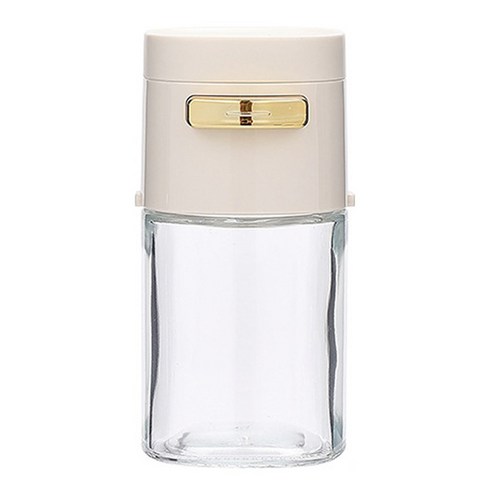 UH홈데코 정량 분사형 유리 양념통 화이트, 180ml, 1개