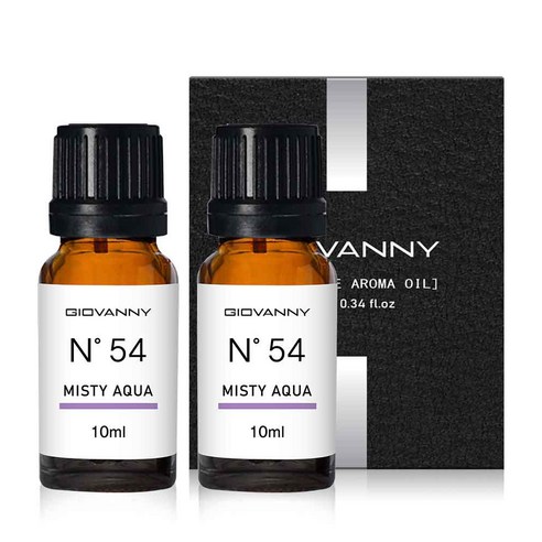 지오바니 차량용 디퓨저 10ml 리필, 미스티아쿠아, 2개