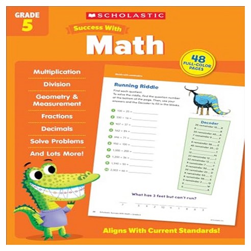 Scholastic Success with Math Grade 5, ScholasticInc
