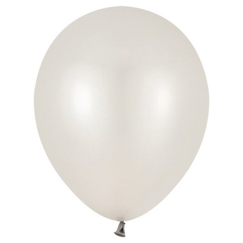 파티팡 라운드 펄 풍선 13cm 100p, 실버, 1개