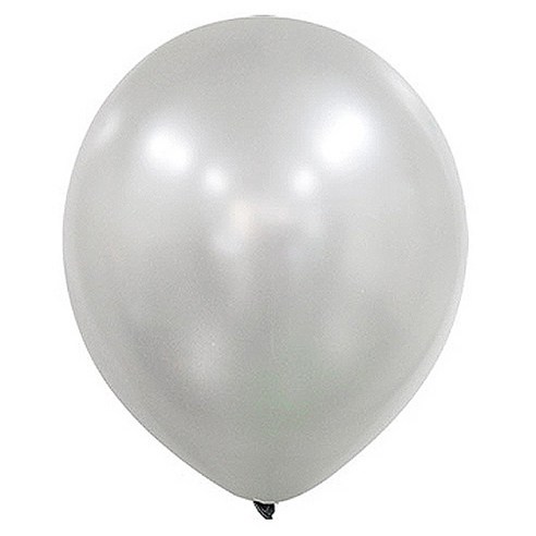 파티쇼 수입 펄풍선 30cm 100p, 실버, 1개