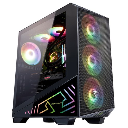 주연테크 2024 리오나인 익스트림 라이젠5 라이젠 7000 시리즈 지포스 RTX 4060, 블랙, 16GB, 512GB, WIN11 Home, D77646W