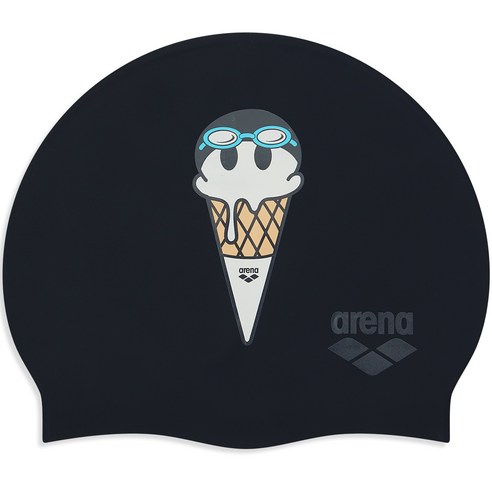 아레나 아이스크림 실리콘 수모 A4AC1AC15, BLACK(A4AC1AC15BLK000), 1개