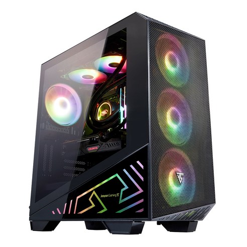 주연테크 2024 리오나인 익스트림 라이젠5 라이젠 8000 시리즈 라데온 RX 6750 XT, 블랙, 16GB, 512GB, WIN11 Home, D784F67XTW