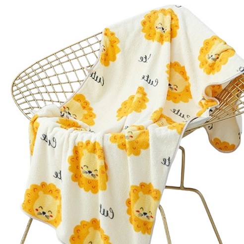 소니오 스윗 드림 소프트 목욕 바스타월 70 x 140 cm, 05 라이언, 1개