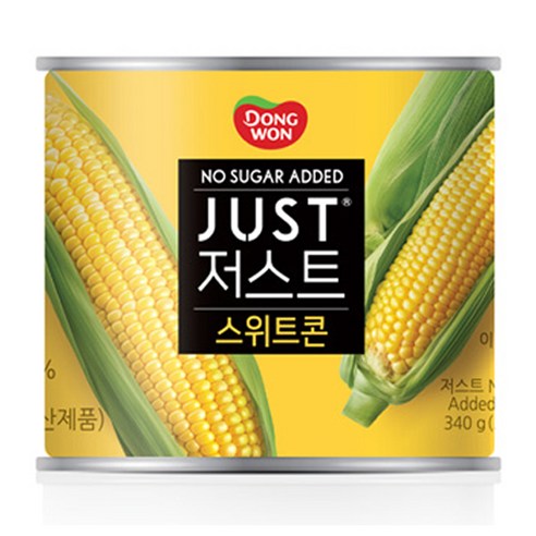 동원 저스트 노슈가 스위트콘, 340g, 4개