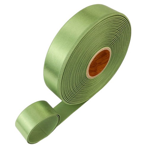 포장넷 공단기본 선물포장 리본끈 20mm, 39 황녹색, 45m, 1개