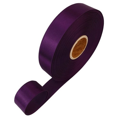 포장넷 공단기본 선물포장 리본끈 20mm, 32 진보라, 45m, 1개