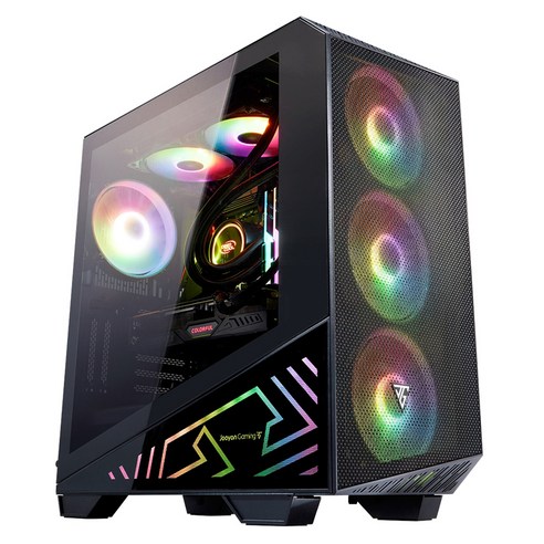 주연테크 2024 리오나인 익스트림 라이젠7 라이젠 8000 시리즈 라데온 RX 6750 XT, 블랙, 16GB, 512GB, Free DOS, D787F67XT