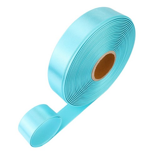 포장넷 공단기본 선물포장 리본끈 40mm, 45 옥색, 1개, 45m