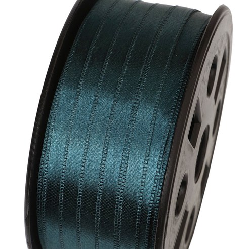 포장넷 공단기본 선물포장 리본끈 6mm, 41 청록, 1개, 90m