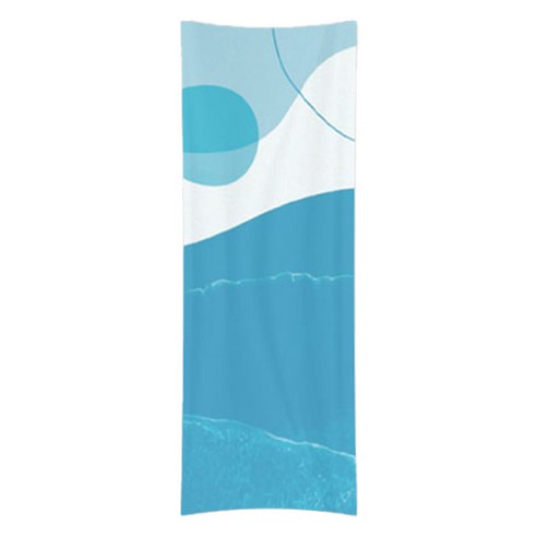 소니오 코지 패턴 소프트 스포츠 타월 30 x 100 cm, 01 블루무드, 1개