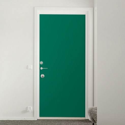 시트나라 현관문시트지 2p, 플레인초록, 100 x 210 cm