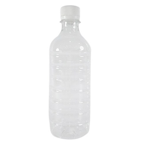 생수 용기 원형 페트병 500ml 63p + 흰색 캡 28cm 63p 세트, 1세트