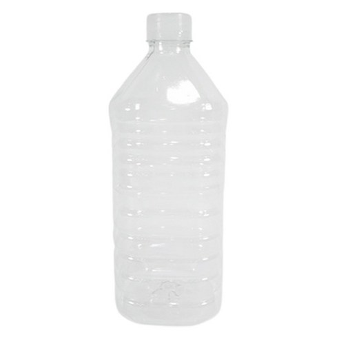 생수 용기 사각 페트병 1L 28p + 흰색 캡 30cm 28p 세트, 1세트