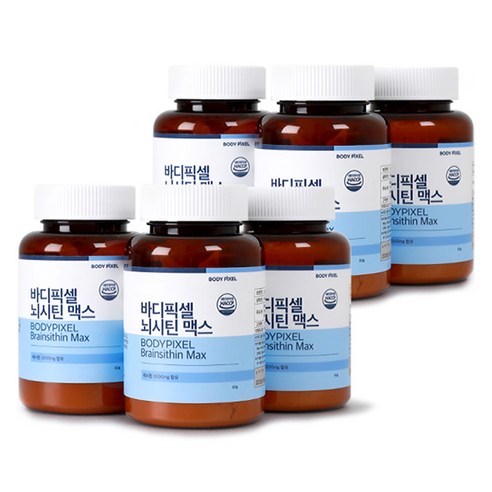 바디픽셀 뇌시틴 맥스, 60g, 6개