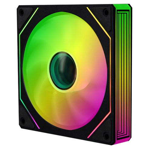 몬스타기어 가츠 XF120 ARGB FAN 리버스 쿨러 블랙 1FAN, 1개