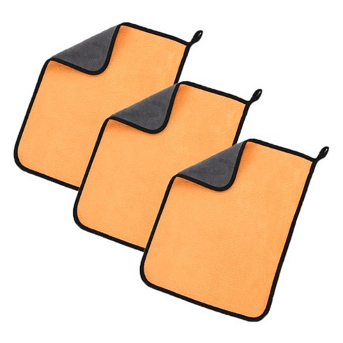 소니오 투톤 컬러 소프트 핸드타월 30 x 30 cm, 06 오렌지, 3개