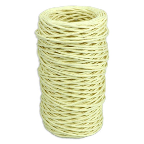 데이소이 공예 종이 로프 철사 1mm x 50m, 레몬, 1개