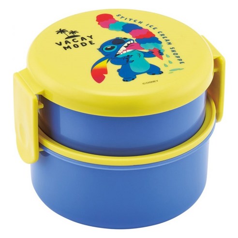 SKATER ONWR1AG 휴대용기 & 포크 500ml, STITCH, 1개