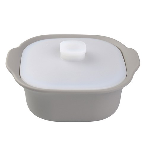 미세스홈 플래티늄 실리콘 냄비 M 900ml, 1개, 그레이