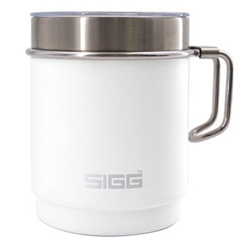 지그 트래블 머그 병, 스노우 화이트, 300ml, 1개