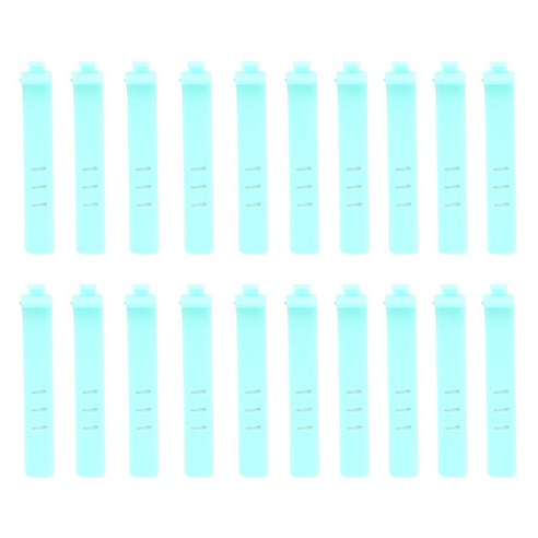아그노 실리콘 선정리 케이블 타이, 민트, 20개
