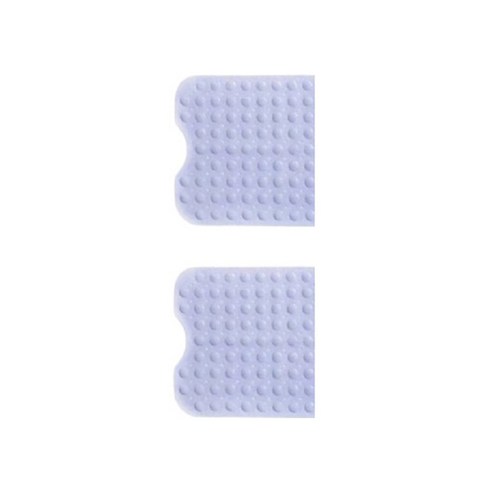 블럭마트 심플 욕실 미끄럼방지 매트 53 x 53 cm, 블루, 2개
