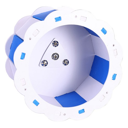 요런개 컬러풀 해바라기 소동물 쳇바퀴 15cm, 블루, 1개