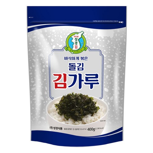 다채로운 풍미로 요리를 한층 더 맛있게! 지도표성경 돌김 김가루