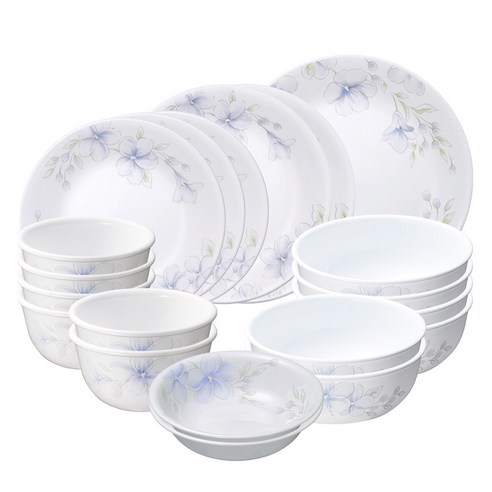 고품질 식기와 스타일이 완벽하게 조화된 ****** 보라꽃 원형 식기세트
