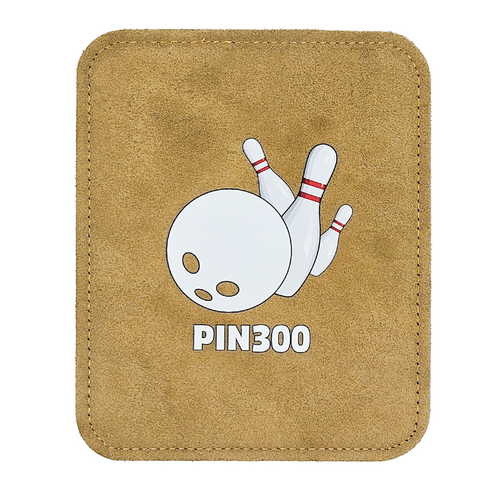 핀300 볼링 가죽 볼타올, 브라운+화이트, 1개