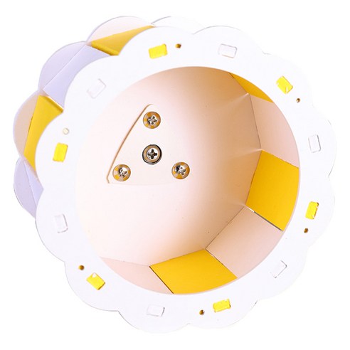 요런개 소동물 컬러풀 해바라기 쳇바퀴 21cm, 옐로우, 1개
