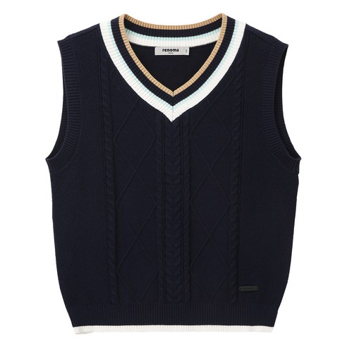 레노마키즈 남아용 자가드 니트 VEST R2431K402