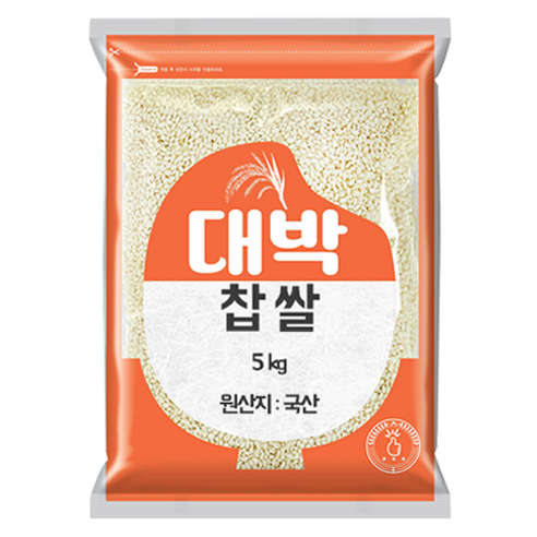 대박 찹쌀, 5kg, 1개