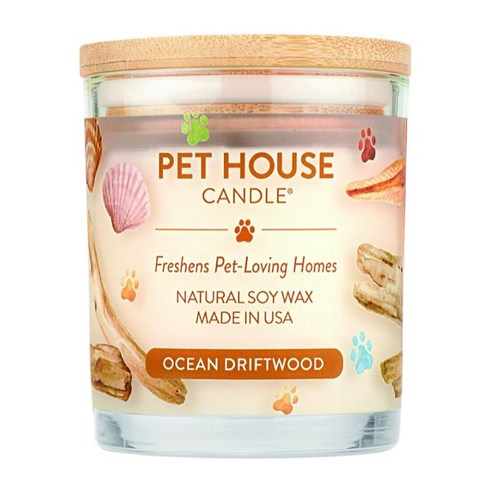 PET HOUSE 室內除臭寵物香氛蠟燭 海洋浮木